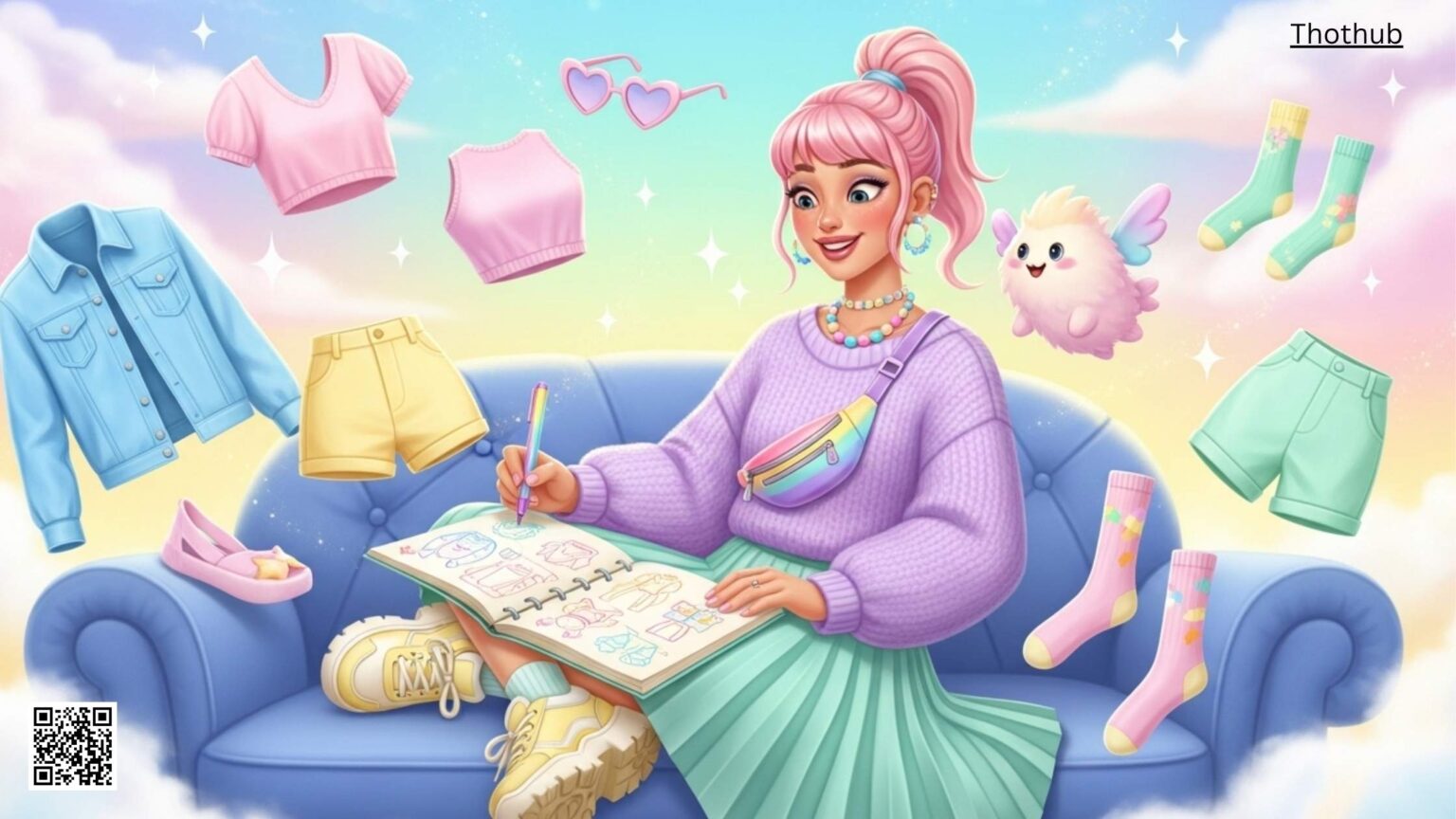 Thothub Star Kirstentoosweet Pastel-Core Outfit Creator - THOTHUB